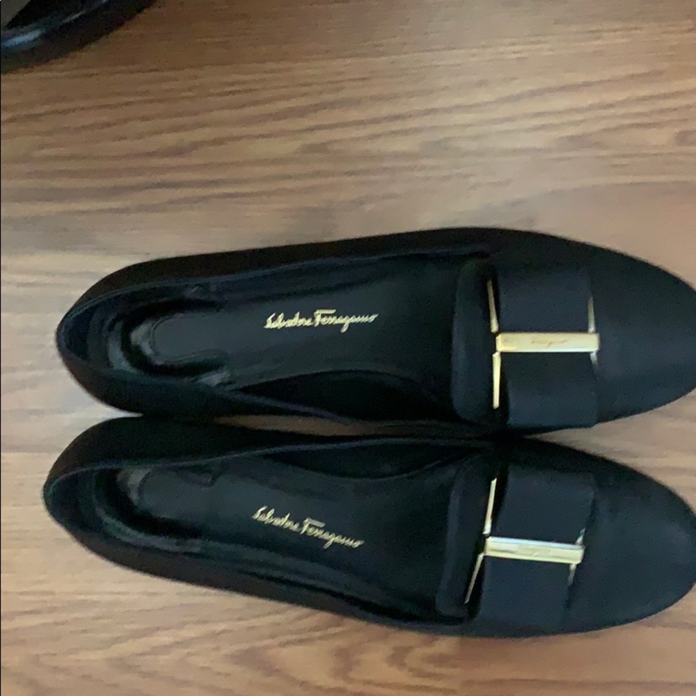 Salvatore Ferragamo , black, flats